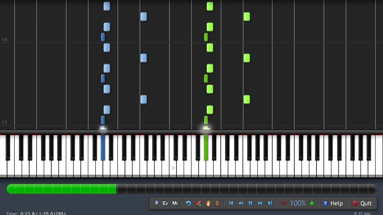 piano only midi files for synthesia